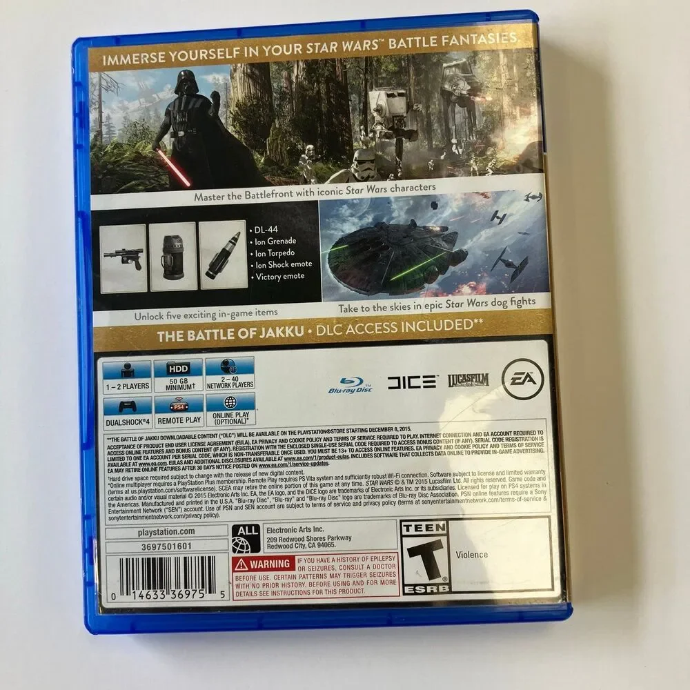 Star Wars Battlefront Deluxe Edition (Sony PlayStation 4, 2015)